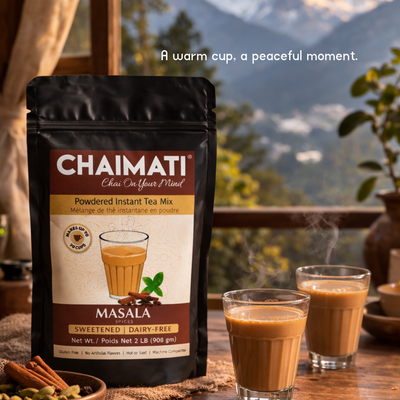 CHAIMATI Dairy-Free Instant Masala Chai Latte Premix - 2 lb