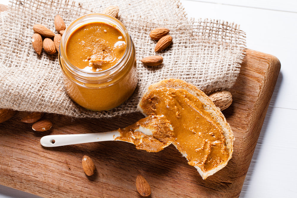 Homemade Almond Butter with Cinnamon and Honey