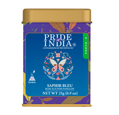 Blue Sapphire - Butterfly Pea Bliss Tea Bags - Pride Of India