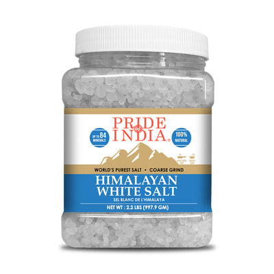 Himalayan White Rock Salt - Coarse Grind - Pride Of India