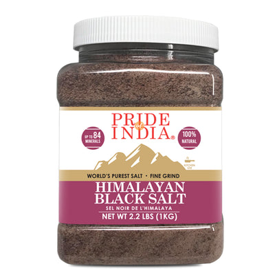 Himalayan Black Rock Salt (Kala Namak) - Fine Grind - Pride Of India