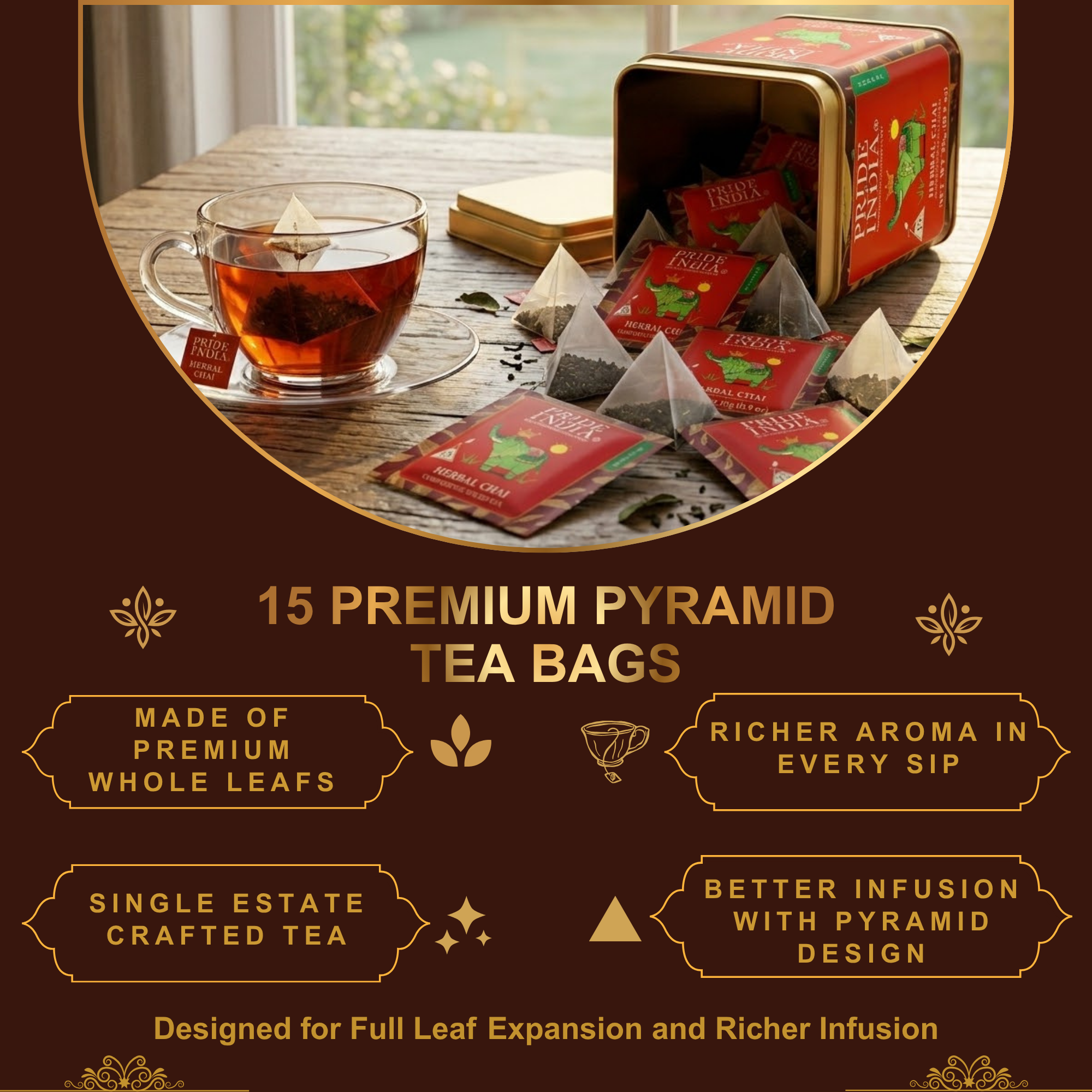 Herbal Chai - Comforting Spiced Tea Bags