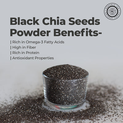 Cold Milled Raw Chia Ground - Omega-3 & Fiber Superfood Jar - Pride Of India