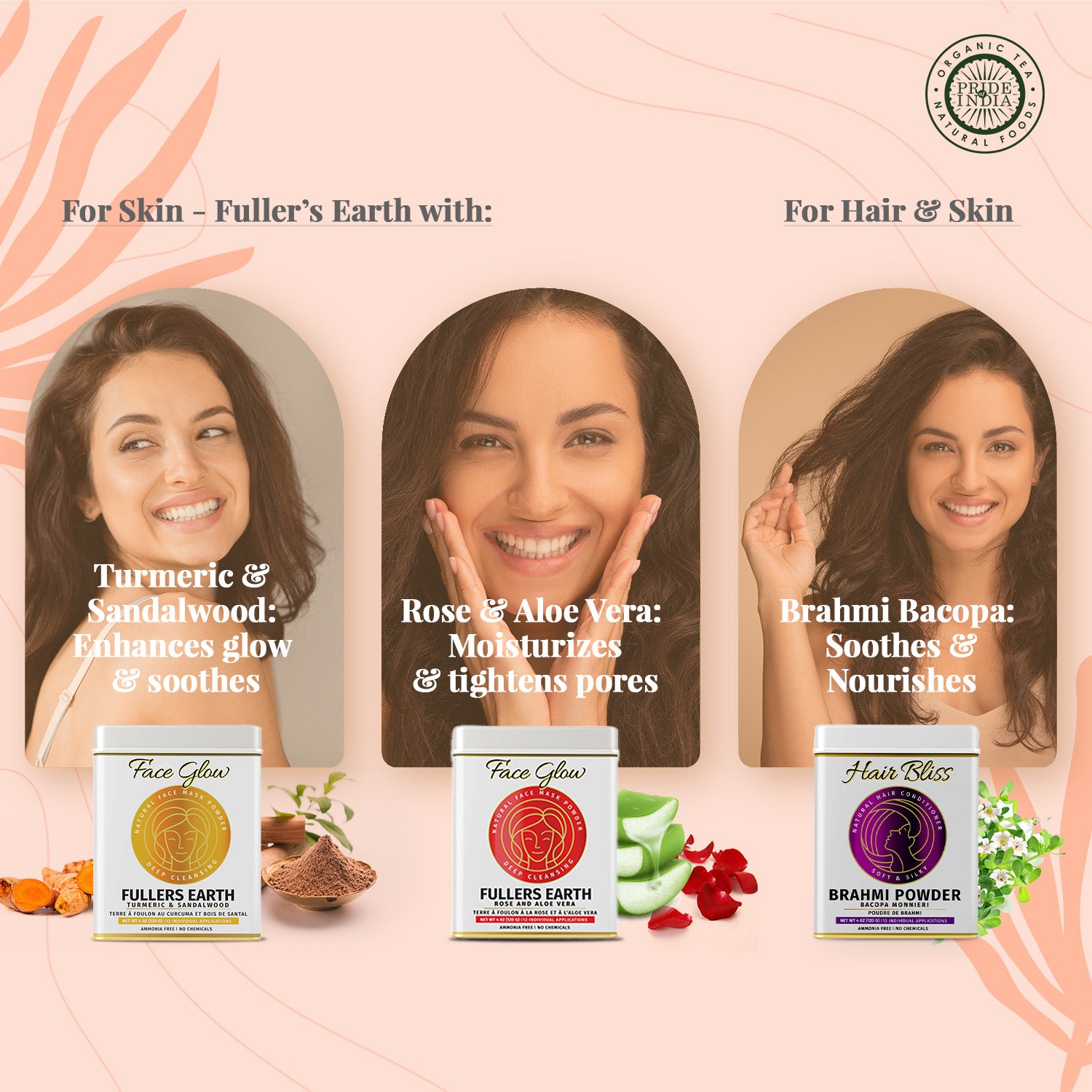 Timeless Beauty Trio - Pride Of India
