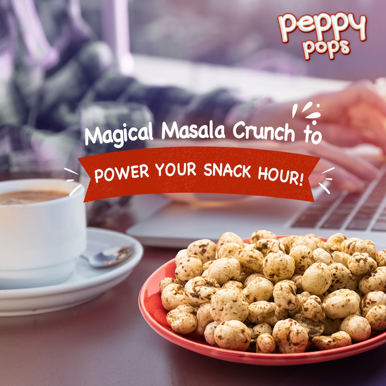 PEPPY POPS MAGICAL MASALA ROASTED FOXNUTS - Pride Of India