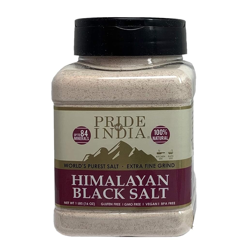 Himalayan Black Rock Salt (Kala Namak) - Extra Fine Grind - Pride Of India