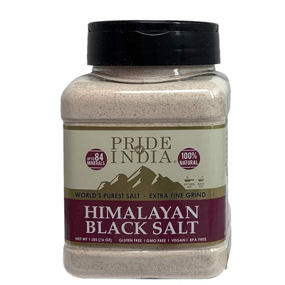 Himalayan Black Rock Salt (Kala Namak) - Extra Fine Grind - Pride Of India