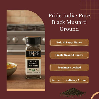 Gourmet Black Mustard Seed Ground - Pride Of India