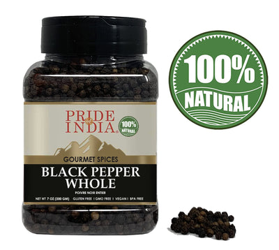 Gourmet Black Peppercorn Whole - Pride Of India