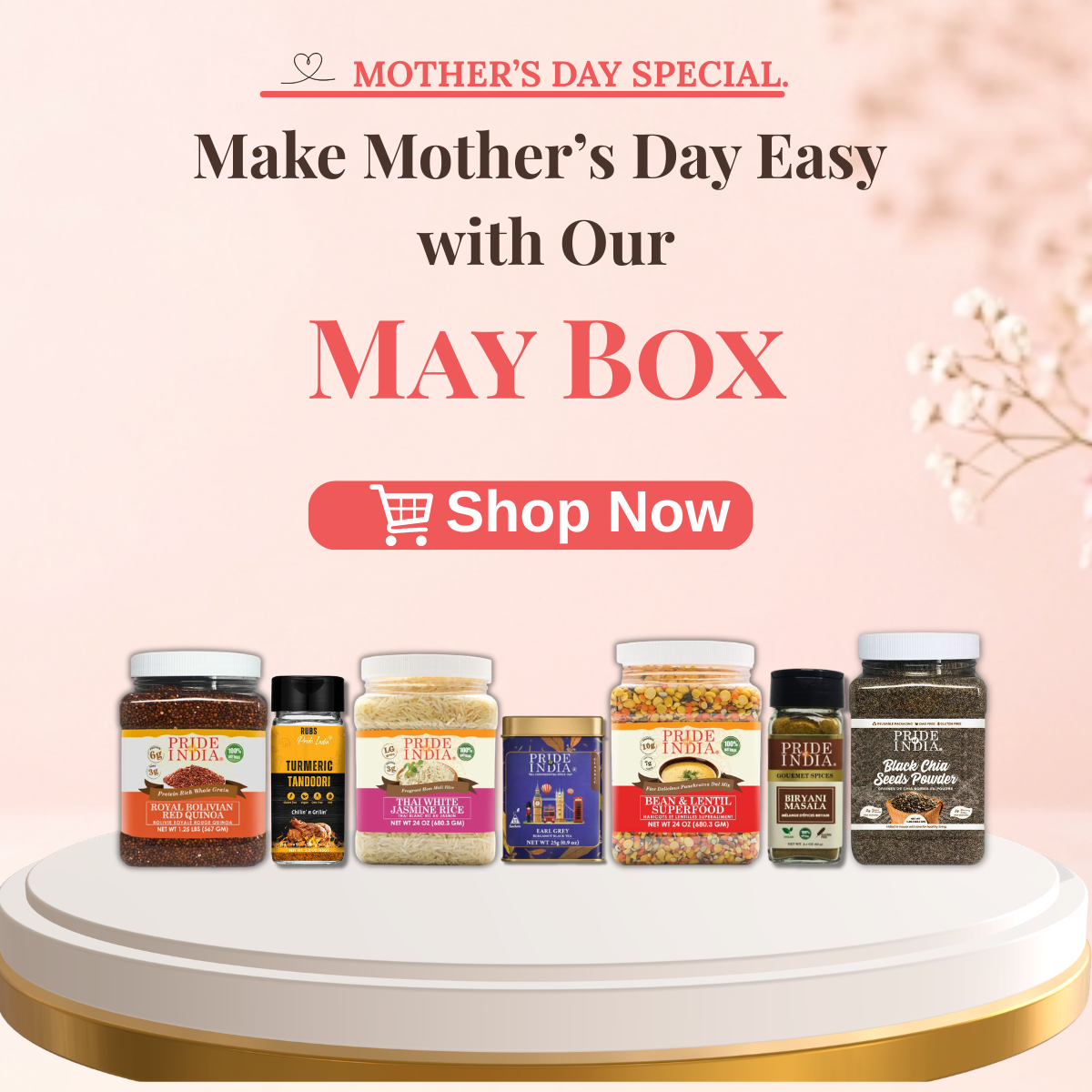 MOTHER'S DAY SPECIAL - COOKING GIFTS - MAY 2026 - Pride Of India
