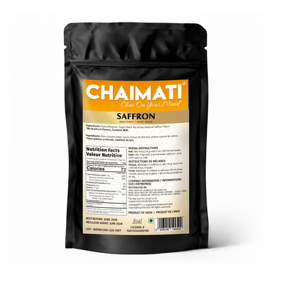 CHAIMATI Sweetened Instant Saffron Chai Latte Premix - 2 lb