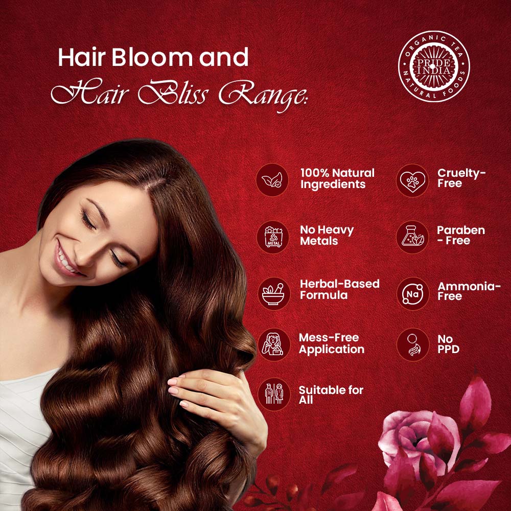 Herbal Hair Color & Care Combo - Pride Of India