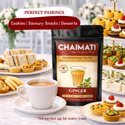 CHAIMATI Sweetened Instant Ginger Chai Latte Premix - 2 lb