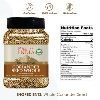 Gourmet Coriander Seed Whole - Pride Of India
