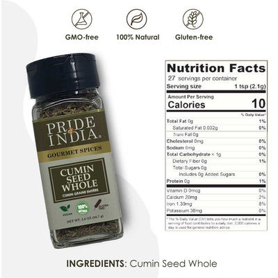 Gourmet Cumin Seed Whole - Pride Of India
