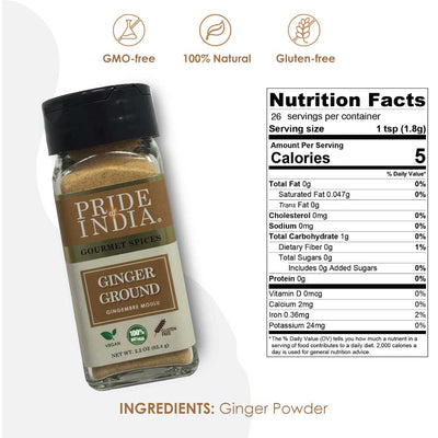 Gourmet Ginger Fine Ground - Pride Of India