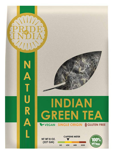 WHOLETEA Natural Indian Green Full Leaf Tea - Pride Of India