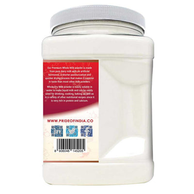 Milkylicious Whole Dry Milk Powder – 1.5lbs (24 oz) Jar - Pride Of India