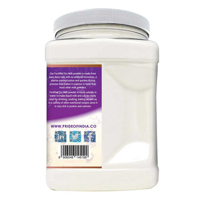 Milkylicious Instant Fortified Non-Fat Dry Milk Powder – 1.5 lbs (24 oz) Jar - Pride Of India