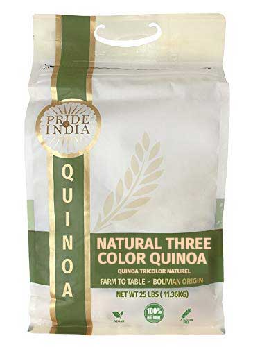 Three Color Quinoa - Protein Rich Whole Grain Jar - Pride Of India