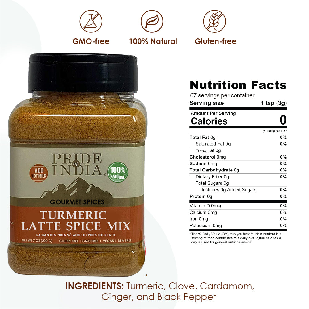 Gourmet Turmeric Latte Tea Spice Mix - Pride Of India