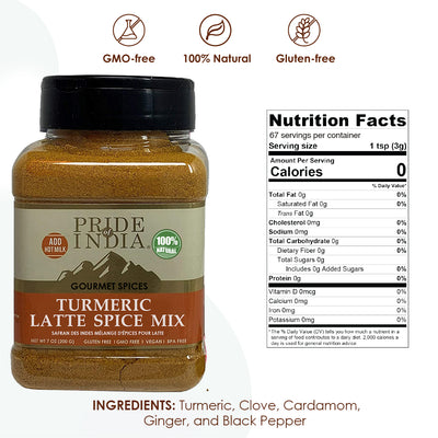 Gourmet Turmeric Latte Tea Spice Mix - Pride Of India