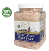 Himalayan Pink Bathing Salt - Enriched w/ Peppermint Oil and 84+ Minerals, 2.5 Pound (40oz) Jars - Pride Of India